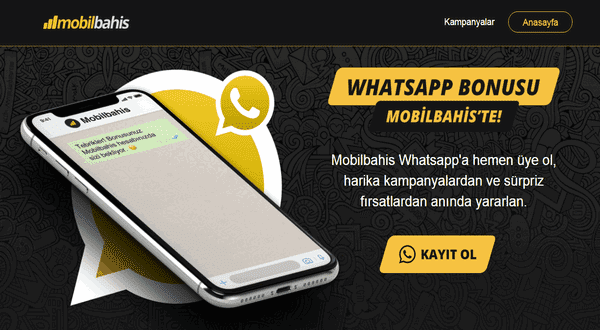 Mobilbahis Whatsapp Bonusu