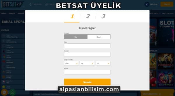 betsat üyelik